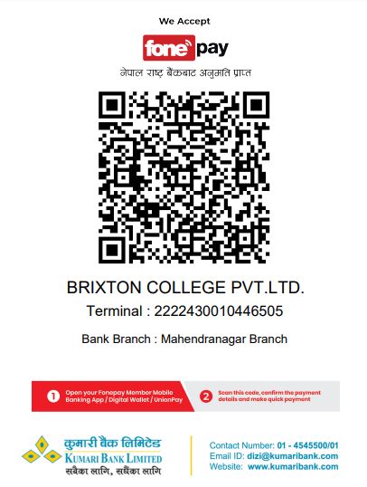 Brixton College FEE Payment